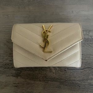 ❌SOLD❌Saint Laurent Small Envelope Monogram Wallet